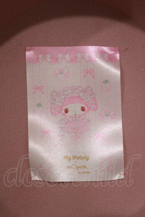 画像4: m petit by misako / サンリオキャラクターズコラボ マイメロディ カンカン帽  ピンク H-25-12-20-072-LO-AC-NS-ZH (4)