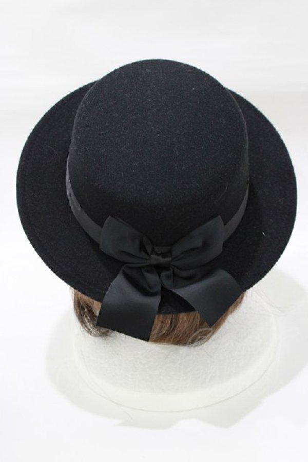 画像2: m petit by misako / サンリオキャラクターズコラボ クロミ カンカン帽  ブラック H-25-12-20-073-LO-AC-NS-ZH (2)