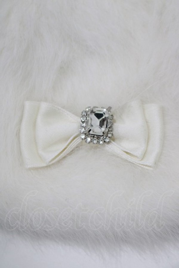 画像4: NOEMIE / フェルトリボンベレー帽  オフ H-25-12-20-075-LO-AC-NS-ZH (4)