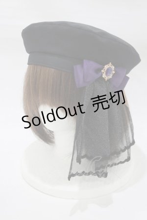 画像: Amavel / Fortune Horoscopeベレー帽  ブラック H-25-12-20-076-CA-AC-NS-ZH