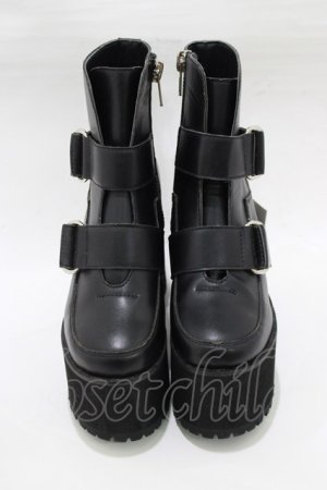 画像: Bubbles / ブーツ 37/23.0cm〜23.5cm ブラック H-25-12-20-077-CA-SH-NS-ZH