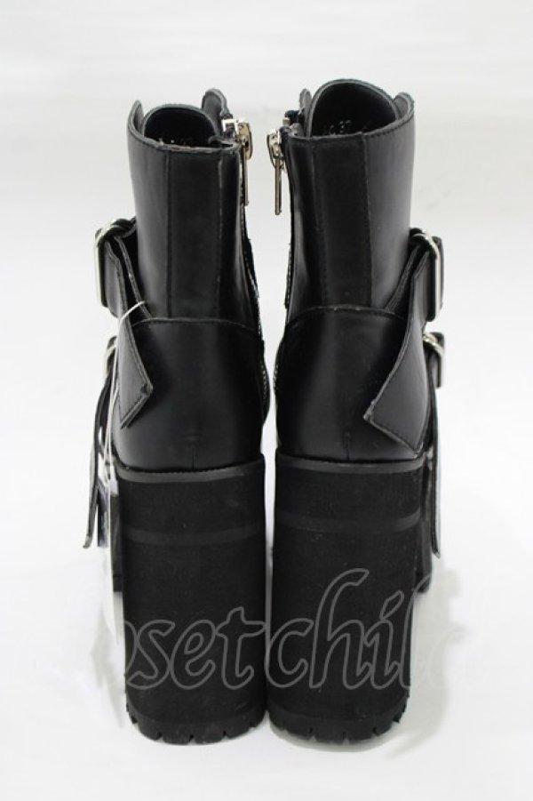 画像3: Bubbles / ブーツ 37/23.0cm〜23.5cm ブラック H-25-12-20-077-CA-SH-NS-ZH (3)