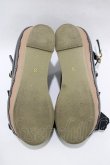 画像4: axes femme kawaii / スカラップ木底風シューズ S(22.5cm) ブラック H-25-12-20-080-AX-SH-NS-ZH (4)