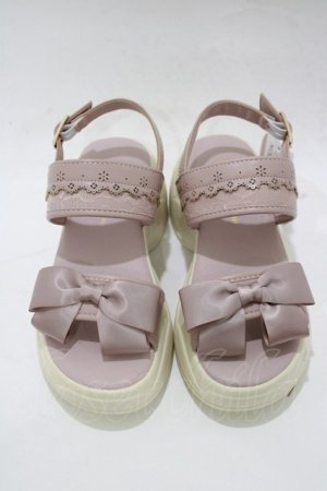 画像: m petit by misako / AMリボンスニーカーサンダル S ピンク H-25-12-20-082-LO-SH-NS-ZH