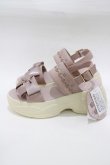 画像2: m petit by misako / AMリボンスニーカーサンダル S ピンク H-25-12-20-082-LO-SH-NS-ZH (2)