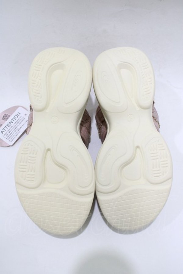 画像4: m petit by misako / AMリボンスニーカーサンダル S ピンク H-25-12-20-082-LO-SH-NS-ZH (4)