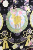 画像4: metamorphose / 花鹿の万華鏡 ジャンパースカート&リボンクリップセット サイズ1 黒檀（Black） H-25-12-20-007-ME-OP-NS-ZH (4)