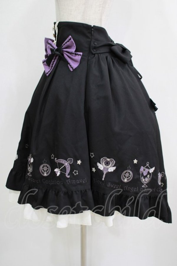 画像2: Amavel / Magical Sweet Angelスカート Free ブラック H-25-12-20-009-CA-SK-NS-ZH (2)