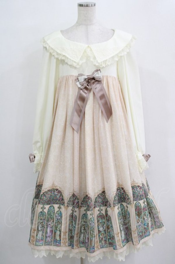 画像1: ALICE and the PIRATES / Goria~美しきガラス窓の聖女~テレーズワンピース Free 生成り H-25-12-20-010-PA-OP-NS-ZH (1)