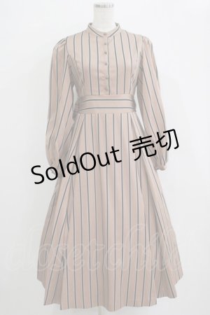 画像: Maison de FLEUR Petite Robe canone / ニナのお茶会ワンピース S Beige H-25-12-20-011-EL-OP-NS-ZH