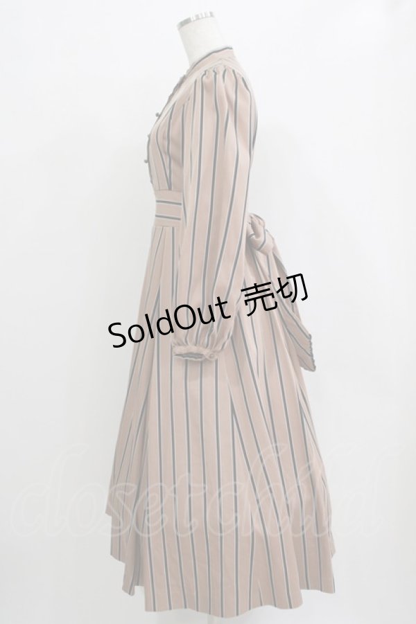 画像2: Maison de FLEUR Petite Robe canone / ニナのお茶会ワンピース S Beige H-25-12-20-011-EL-OP-NS-ZH (2)