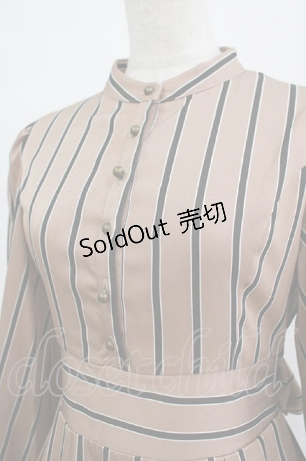 画像4: Maison de FLEUR Petite Robe canone / ニナのお茶会ワンピース S Beige H-25-12-20-011-EL-OP-NS-ZH (4)