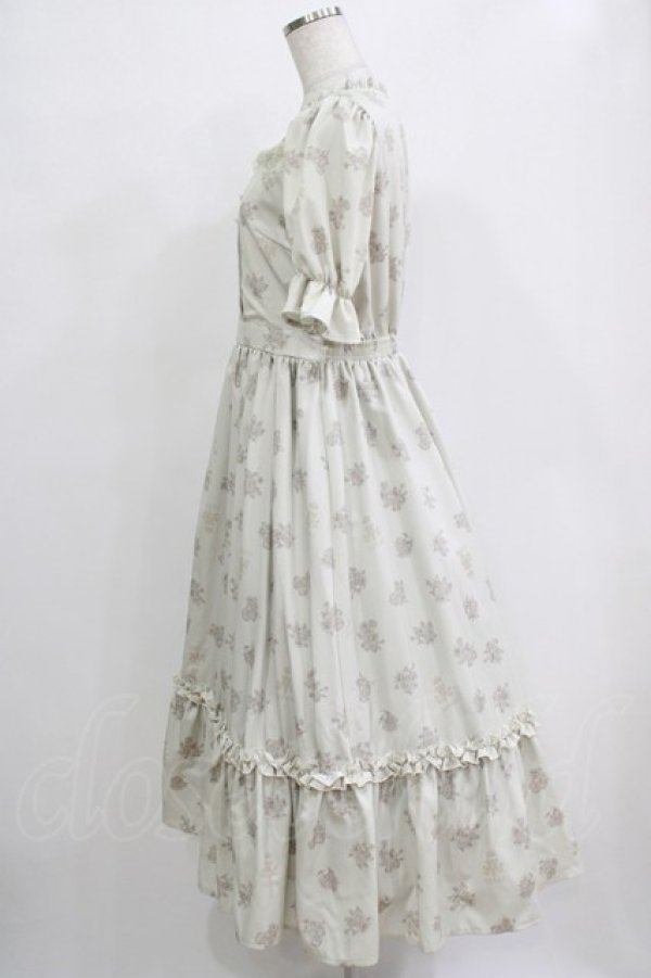 画像2: m petit by misako / AOKハナガラスクエアワンピース M アイボリー H-25-12-20-013-LO-OP-NS-ZH (2)