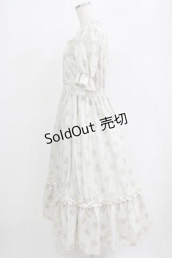 画像2: m petit by misako / AOKハナガラスクエアワンピース M アイボリー H-25-12-20-013-LO-OP-NS-ZH (2)