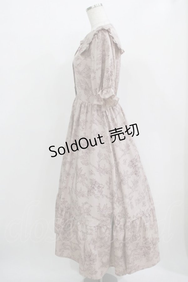 画像2: m petit by misako / トワルドジュイOPハンソデ L ピンク H-25-12-20-015-LO-OP-NS-ZH (2)