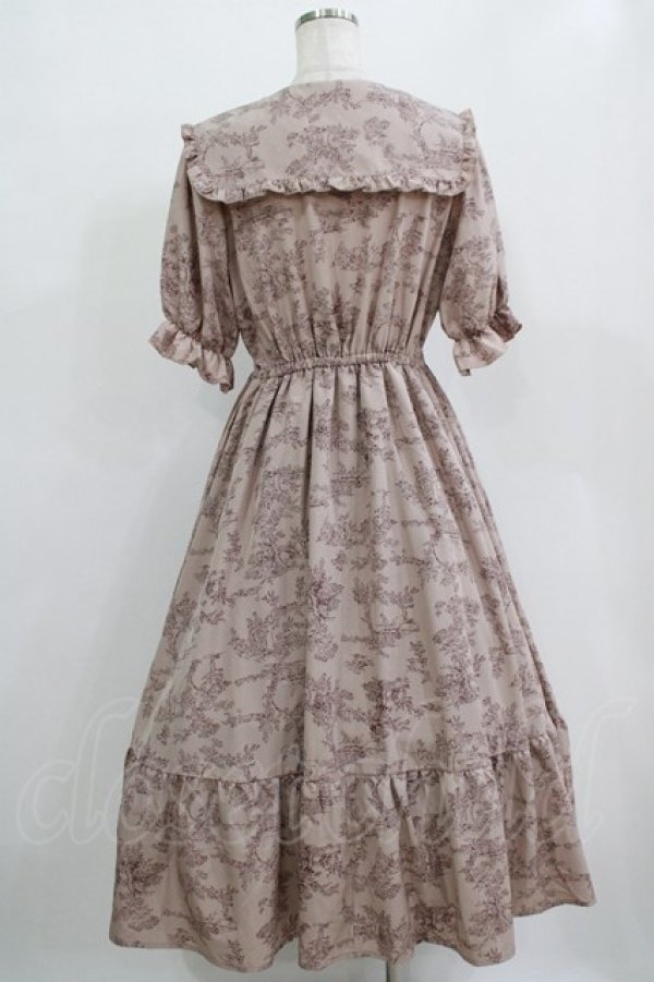 画像3: m petit by misako / トワルドジュイOPハンソデ L ピンク H-25-12-20-015-LO-OP-NS-ZH (3)