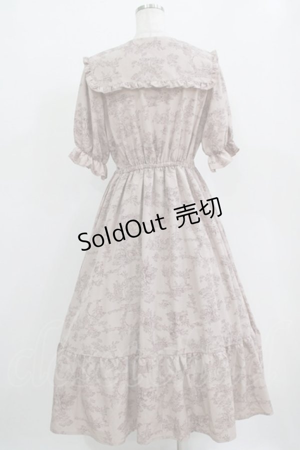 画像3: m petit by misako / トワルドジュイOPハンソデ L ピンク H-25-12-20-015-LO-OP-NS-ZH (3)