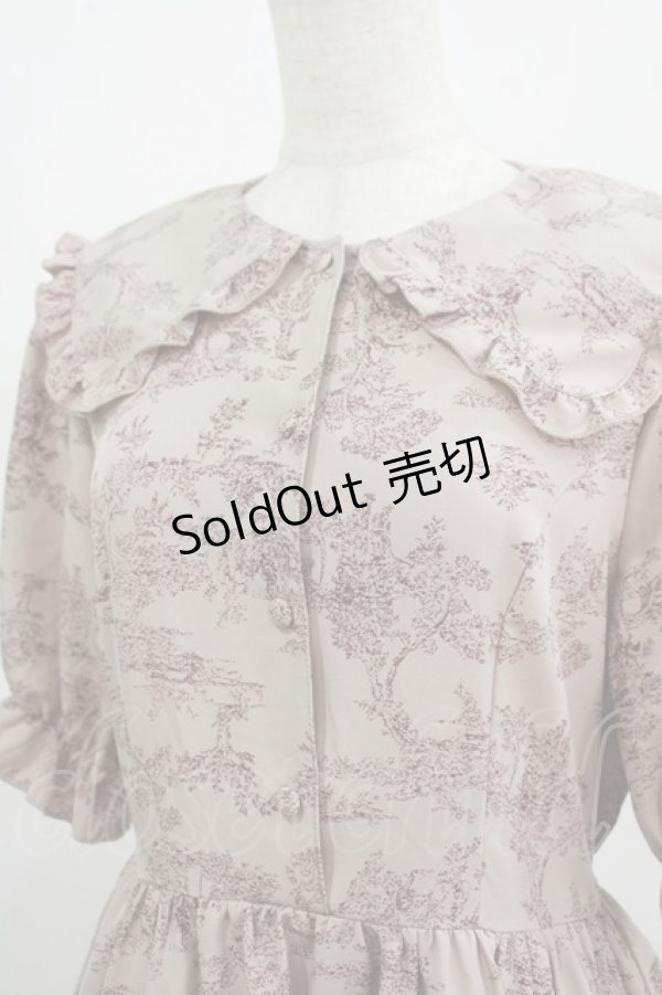 画像5: m petit by misako / トワルドジュイOPハンソデ L ピンク H-25-12-20-015-LO-OP-NS-ZH (5)