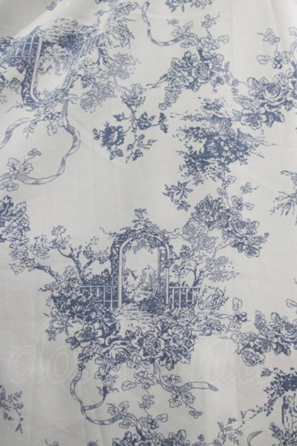 画像4: m petit by misako / トワルドジュイOPハンソデ M オフ/ブルー H-25-12-20-016-LO-OP-NS-ZH (4)