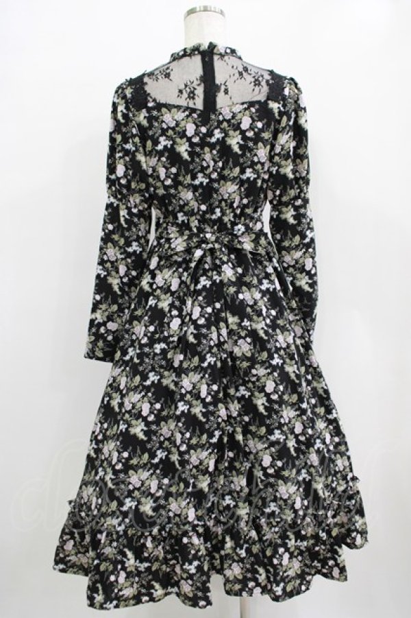 画像3: Kurumi Collaboration / KRハナジゴスリーブワンピース M ブラック H-25-12-20-017-GO-OP-NS-ZH (3)