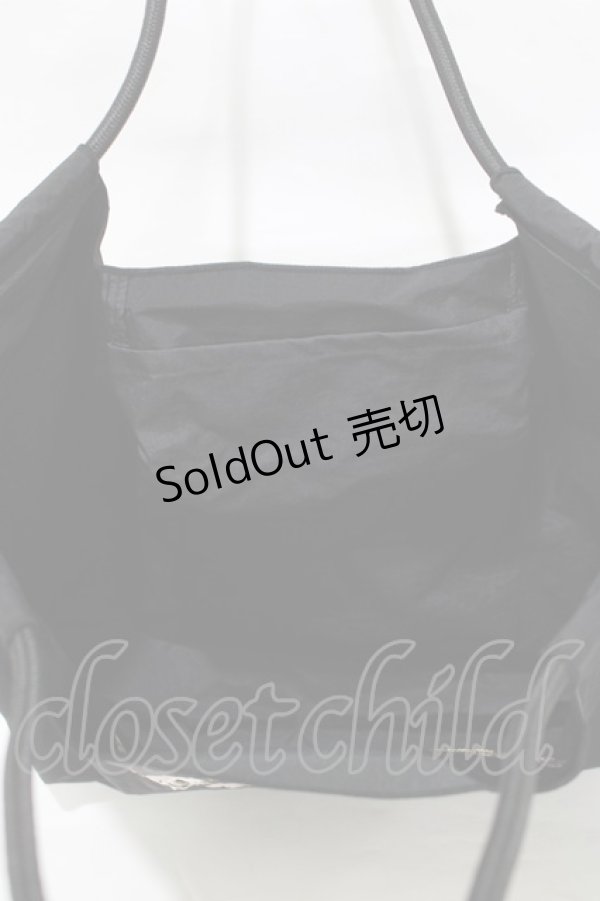 画像4: m petit by misako / くま刺繍ショッピングバッグ  ブラック H-25-12-21-003-LO-ZA-NS-ZH (4)