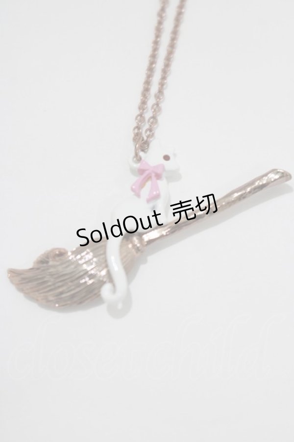 画像1: ALICE and the PIRATES / ウィッチキャットネックレス  ゴールド H-25-12-21-033-PA-AC-NS-ZH (1)