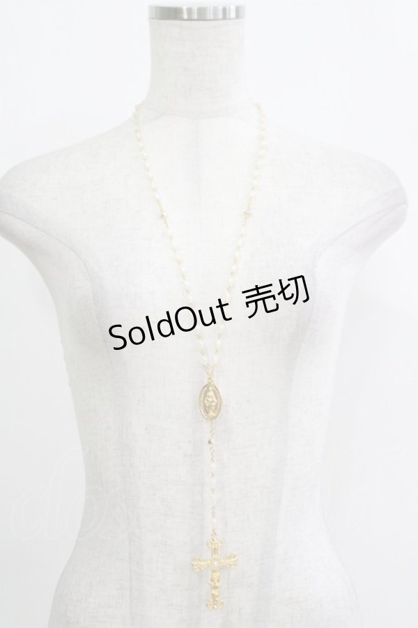 画像2: BABY,THE STARS SHINE BRIGHT / St.Mary Holy Cardロザリオネックレス  ゴールド H-25-12-21-035-BA-AC-NS-ZH (2)