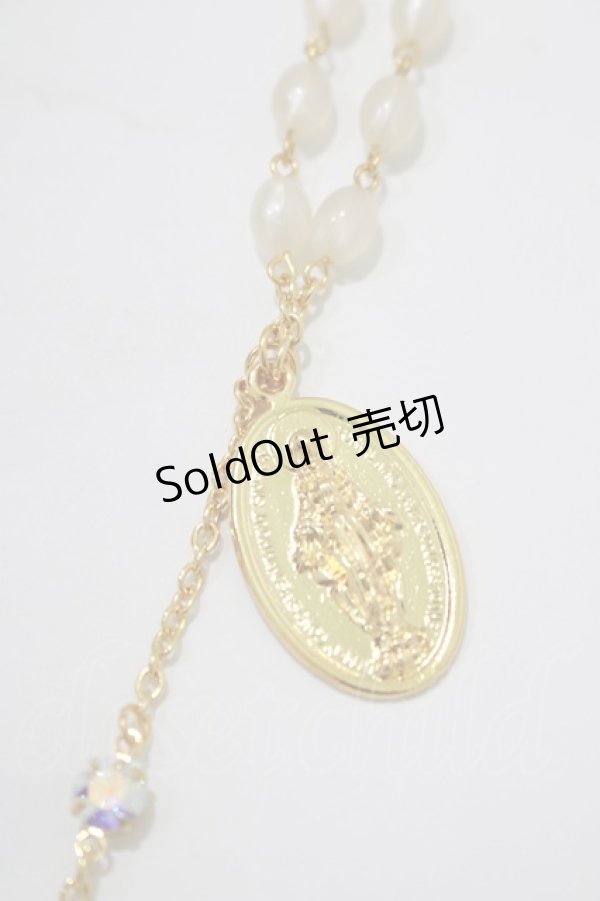 画像2: BABY,THE STARS SHINE BRIGHT / St.Mary Holy Cardロザリオネックレス  ゴールド H-25-12-21-038-BA-AC-NS-ZH (2)