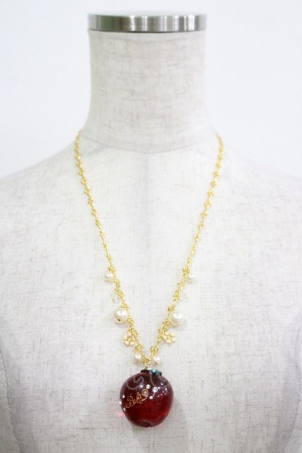 画像3: BABY,THE STARS SHINE BRIGHT / 赤いひとかけらのMarchenネックレス  レッド H-25-12-21-040-BA-AC-NS-ZH (3)