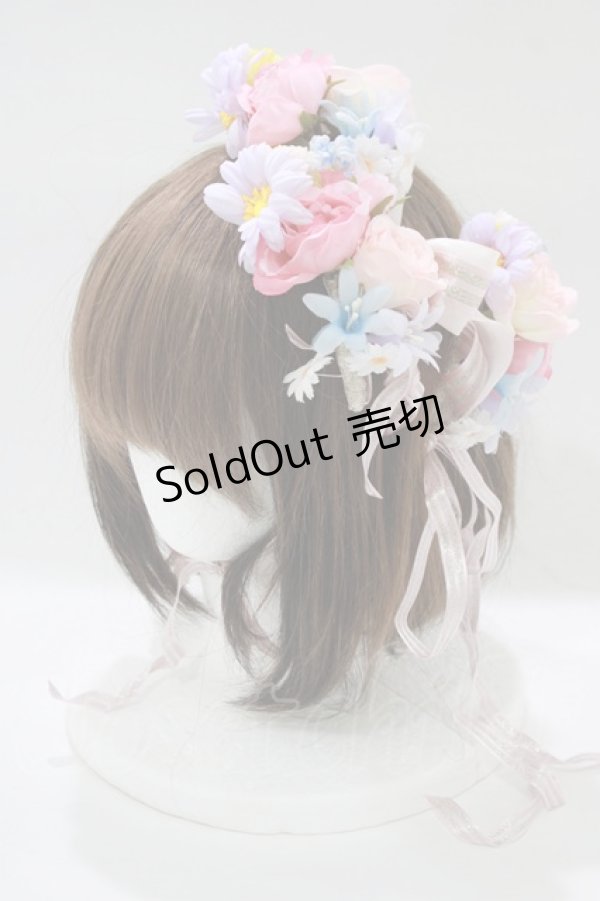 画像2: BABY,THE STARS SHINE BRIGHT / Princess Rapunzel Dolly お花コーム(3個セット)  ピンク H-25-12-21-042-BA-AC-NS-ZH (2)