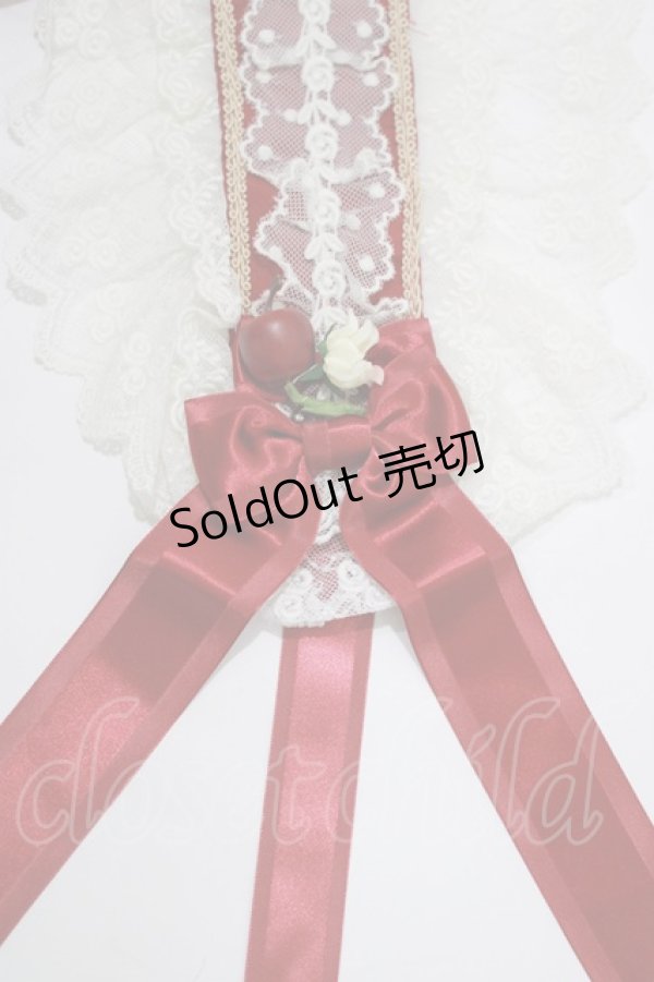 画像3: BABY,THE STARS SHINE BRIGHT / りんご姫ヘッドドレス  エンジ H-25-12-21-043-BA-AC-NS-ZH (3)