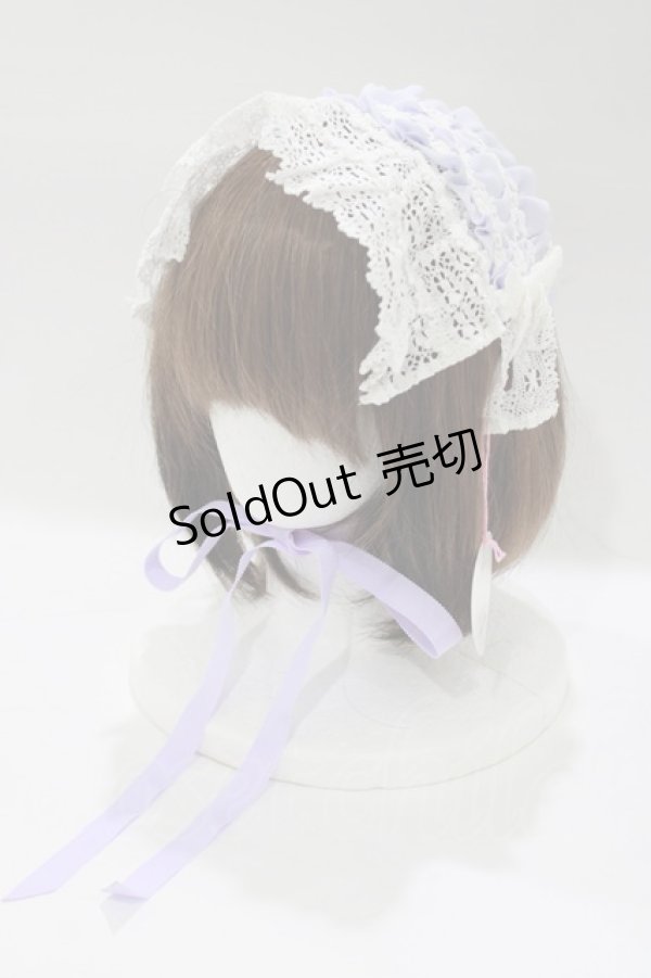画像1: BABY,THE STARS SHINE BRIGHT / トリアノンシフォンヘッドドレス  ラベンダー H-25-12-21-045-BA-AC-NS-ZH (1)
