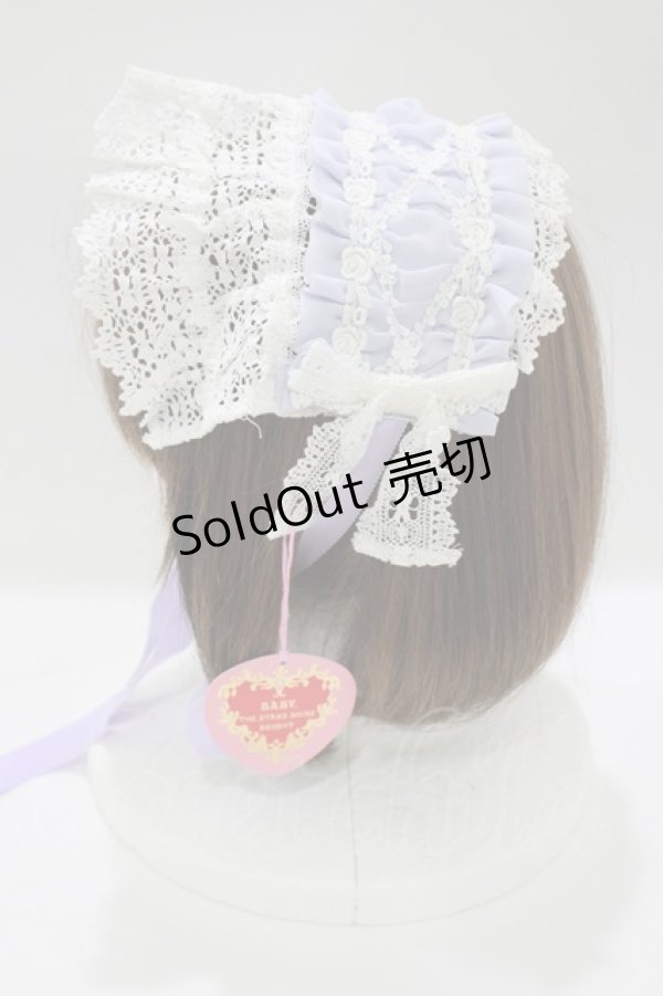 画像2: BABY,THE STARS SHINE BRIGHT / トリアノンシフォンヘッドドレス  ラベンダー H-25-12-21-045-BA-AC-NS-ZH (2)