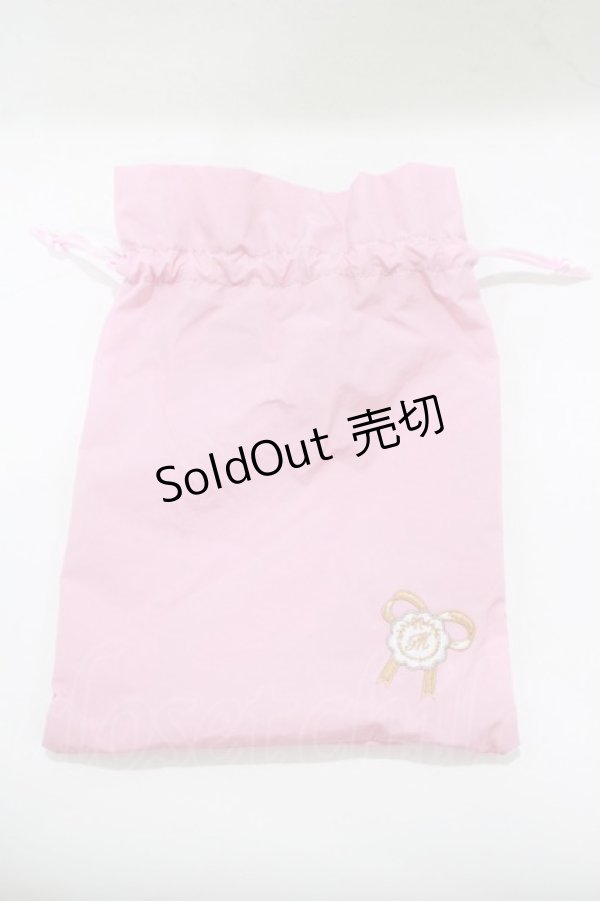 画像3: m petit by misako / ジャム刺繍ショッピングバッグ  ピンク H-25-12-21-004-LO-BG-NS-ZH (3)