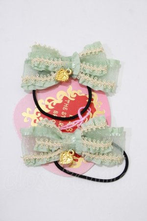 画像: BABY,THE STARS SHINE BRIGHT / Salon de the Minette Petit リボンゴム  ミント H-25-12-21-047-BA-AC-NS-ZH
