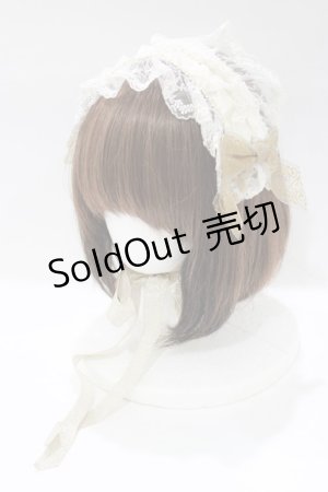 画像: BABY,THE STARS SHINE BRIGHT / バラ雫空のMuse柄ヘッドドレス  生成り H-25-12-21-049-BA-AC-NS-ZH