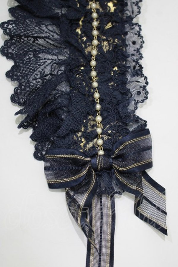 画像3: BABY,THE STARS SHINE BRIGHT / 星の降りそそぐBright Starry Night柄ヘッドドレス  ネイビー H-25-12-21-050-BA-AC-NS-ZH (3)