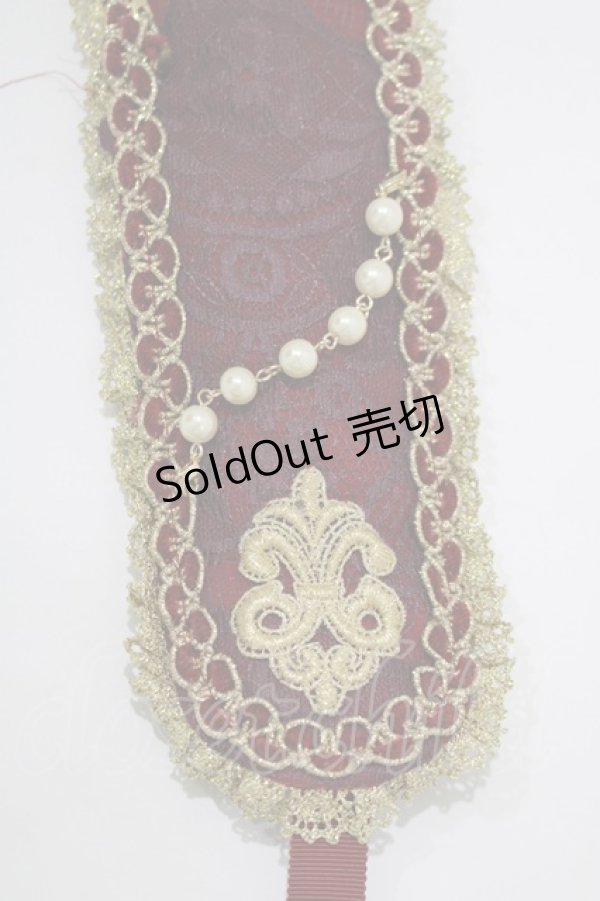 画像3: ALICE and the PIRATES / Julietteボンネットヘッドドレス  エンジ H-25-12-21-051-PA-AC-NS-ZH (3)