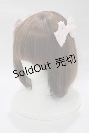 画像: BABY,THE STARS SHINE BRIGHT / 小さなプリンセスドロップのおリボンコーム  ピンク H-25-12-21-056-BA-AC-NS-ZH