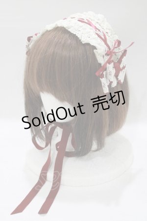 画像: BABY,THE STARS SHINE BRIGHT / ミルフィーユヘッドドレス  エンジ H-25-12-21-057-BA-AC-NS-ZH