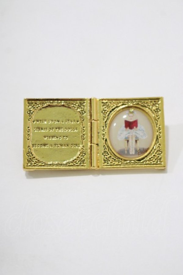 画像2: BABY,THE STARS SHINE BRIGHT / Ex libris the DOLLS バレッタ  ゴールド H-25-12-21-060-BA-AC-NS-ZH (2)