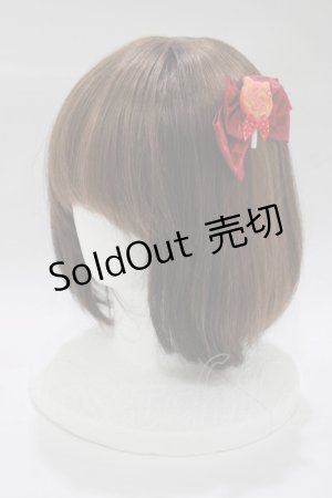 画像: ALICE and the PIRATES / キャンディキャットリボンコーム  エンジ H-25-12-21-062-PA-AC-NS-ZH