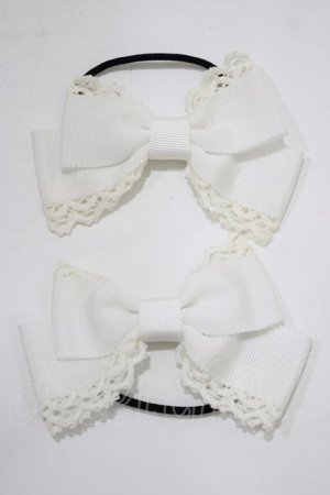 画像: BABY,THE STARS SHINE BRIGHT / グログランリボンゴム  オフ白 H-25-12-21-063-BA-AC-NS-ZH