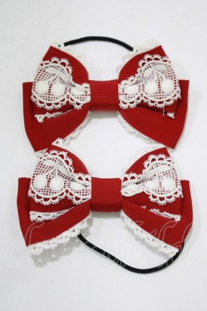 画像: BABY,THE STARS SHINE BRIGHT / Cherish リボンゴム  エンジ H-25-12-21-064-BA-AC-NS-ZH