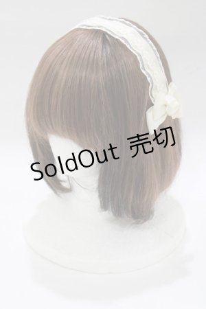 画像: m petit by misako / AM*NIヘッドドレスA  アイボリー H-25-12-21-065-LO-AC-NS-ZH