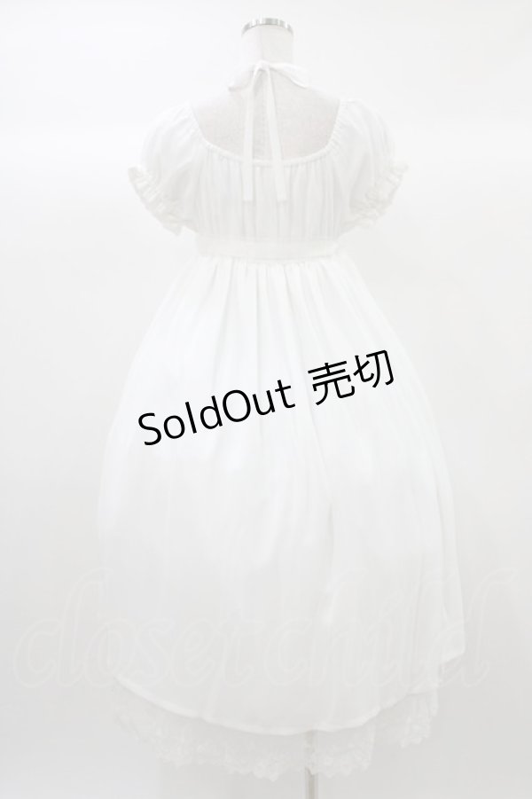 画像2: ALICE and the PIRATES / ミスティックシフォンワンピース Free オフ白 H-25-12-21-1031-PA-OP-NS-ZH (2)