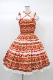 画像1: Angelic Pretty / チェリー柄サンドレス Free レッド H-25-12-21-1033-AP-OP-NS-ZH (1)