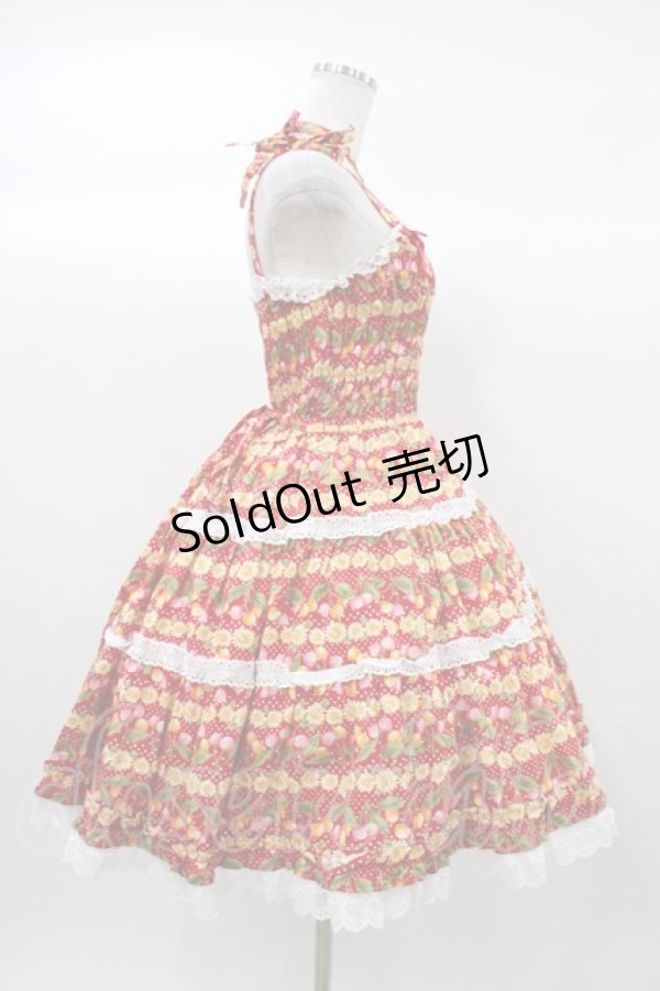 画像3: Angelic Pretty / チェリー柄サンドレス Free レッド H-25-12-21-1033-AP-OP-NS-ZH (3)