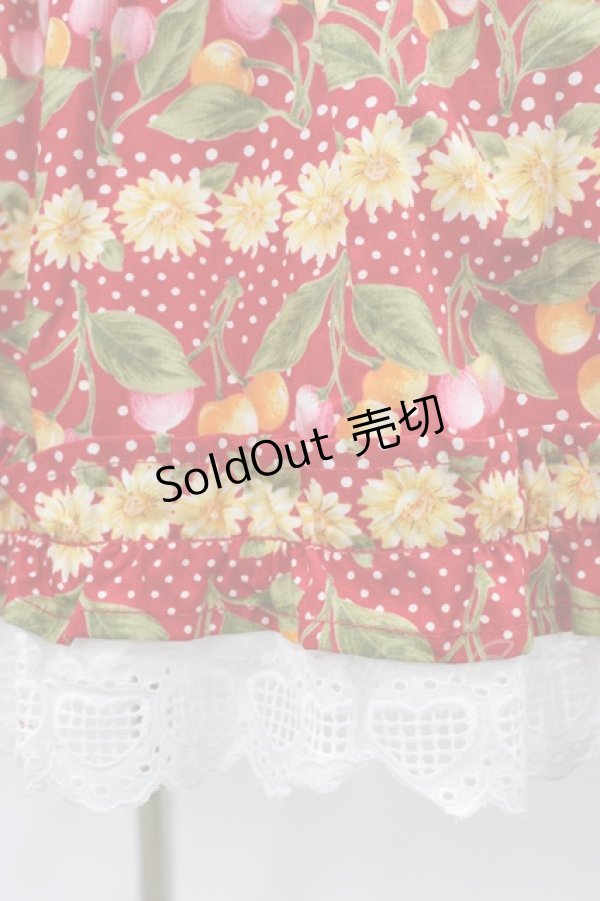 画像5: Angelic Pretty / チェリー柄サンドレス Free レッド H-25-12-21-1033-AP-OP-NS-ZH (5)