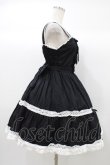 画像3: Angelic Pretty / レースアップジャンパースカート Free ブラック H-25-12-21-1034-AP-OP-NS-ZH (3)